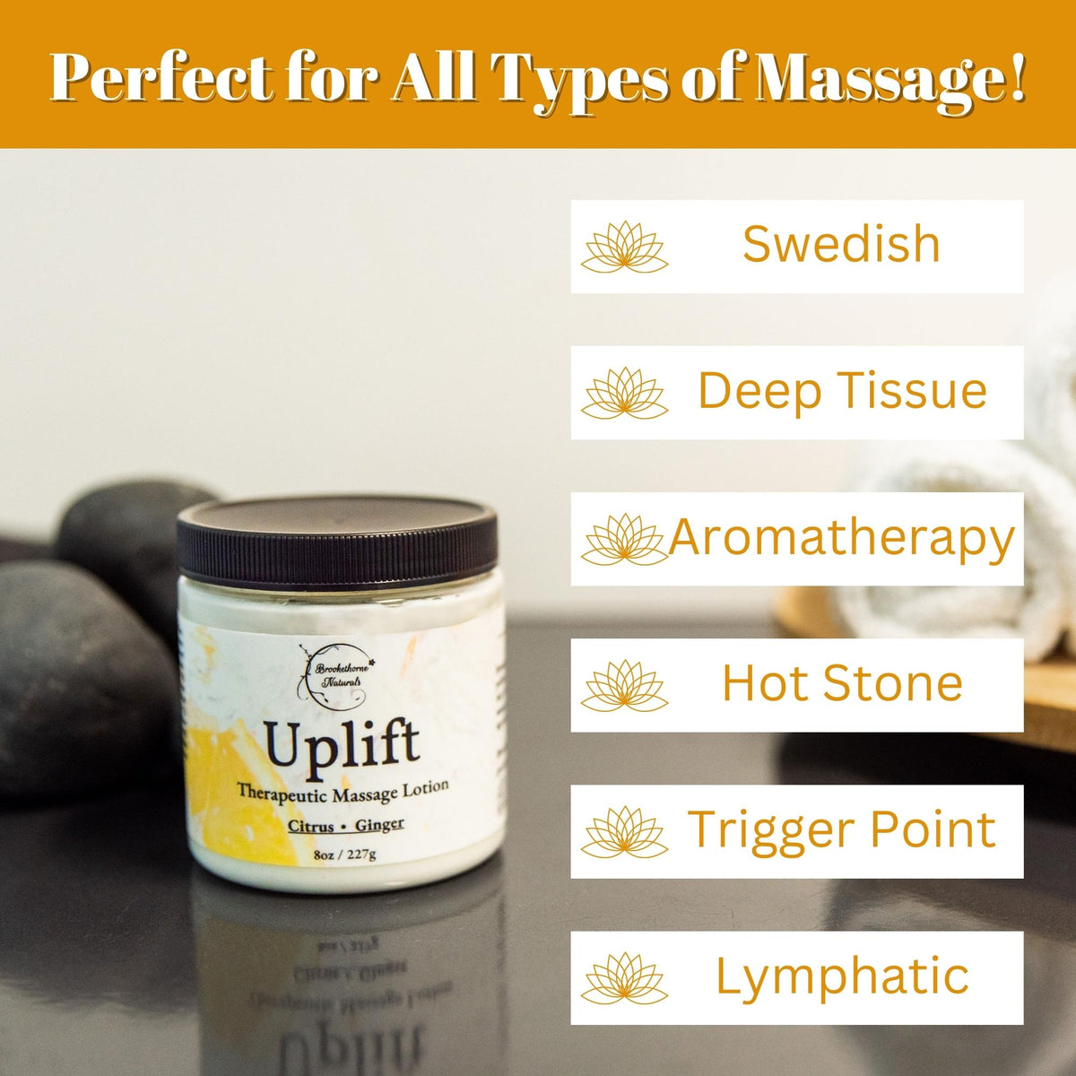 Uplift Therapeutic Massage Lotion