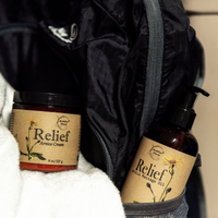 Sweet Relief Arnica Bundle in gym bag