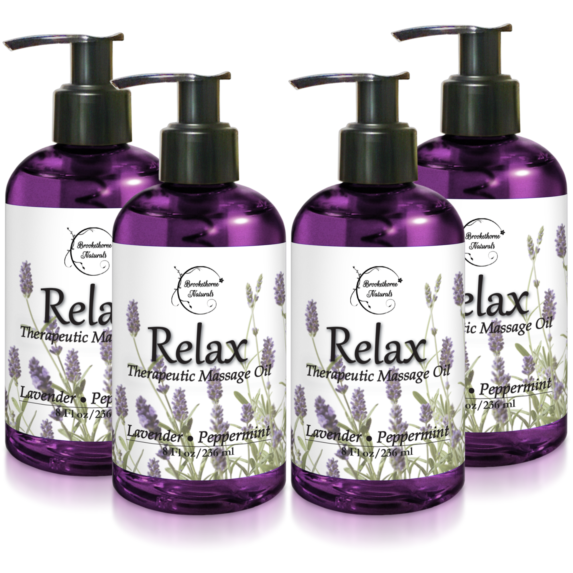 4x Relax Therapeutic Massage Oil 50% OFF