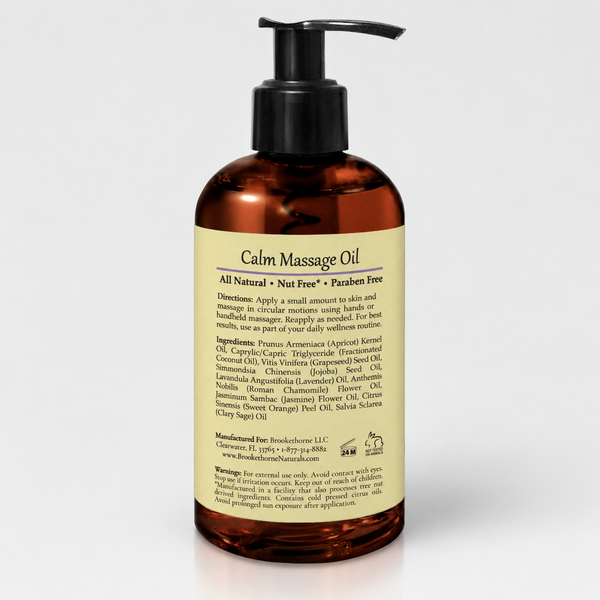 Calm "Nut Free" Massage Oil