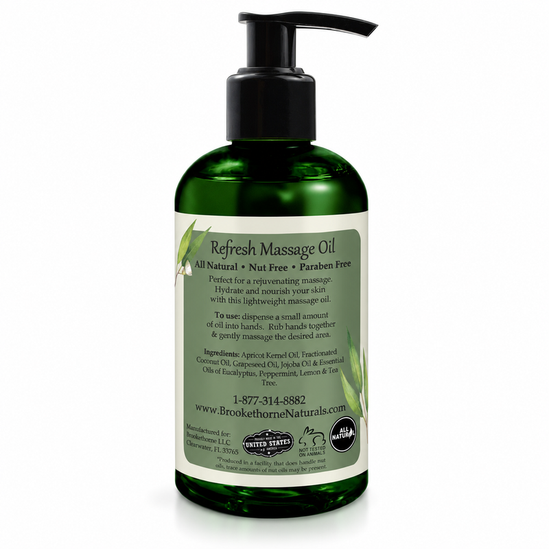 Refresh "Nut Free" Massage Oil