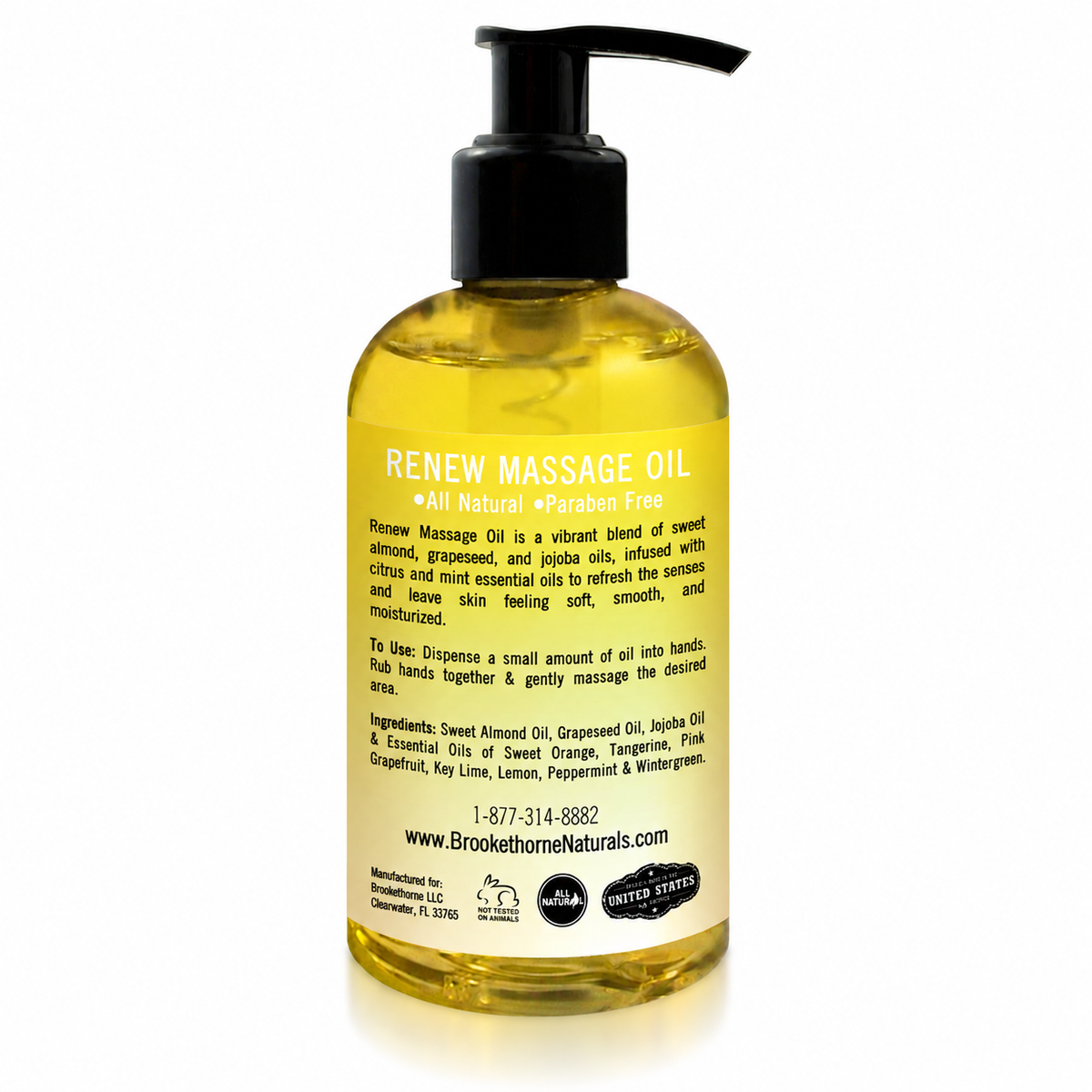 Renew Citrus Massage Oil