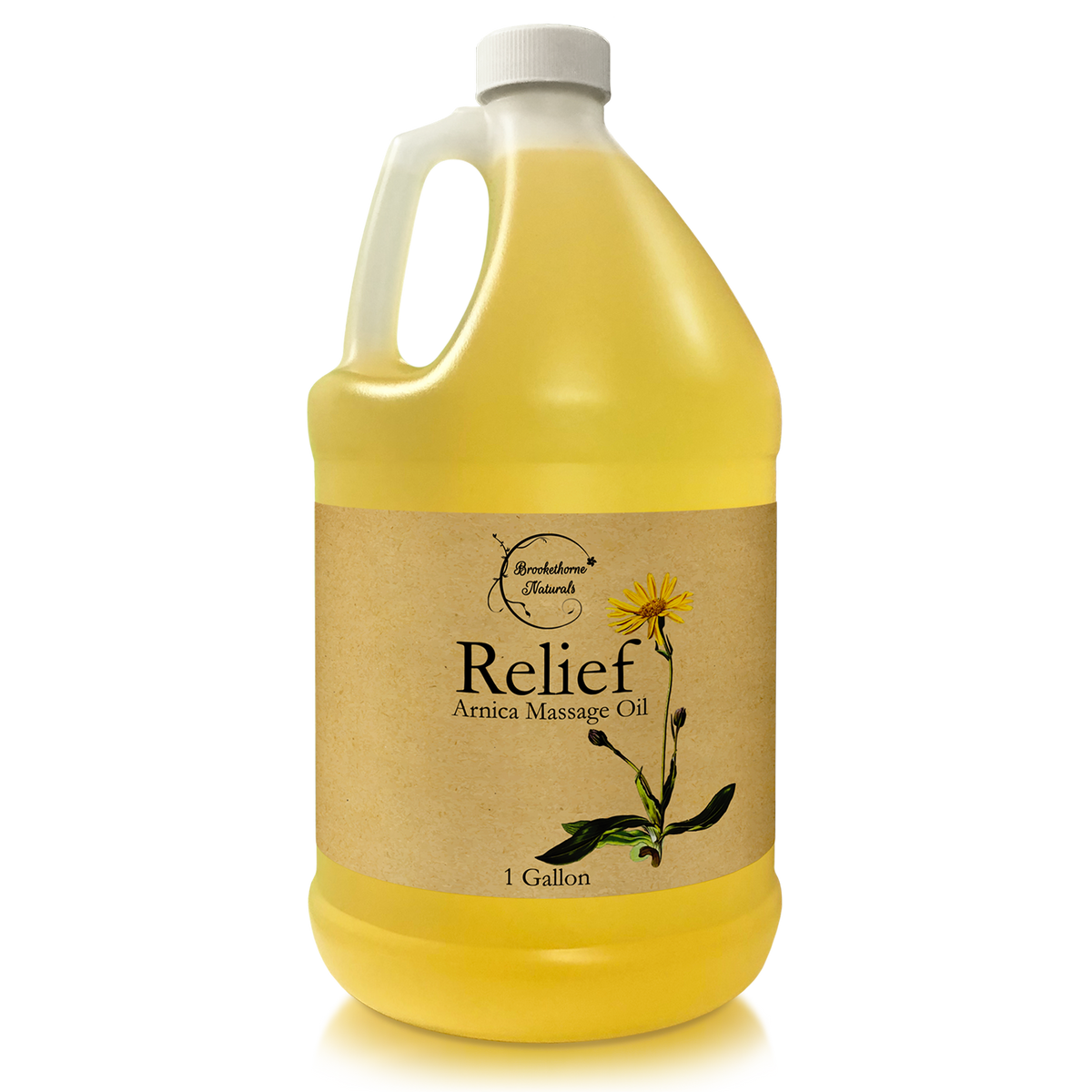 Relief Arnica Massage Oil 1 Gallon Bottle