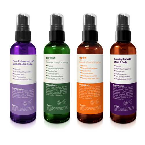 Aromatherapy Spray Bundle - 4 Pack